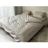 Posteljina Saten GLAT Siva boja 200x220cm ( VLK000467-satensiva )