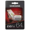 Samsung 64GB EVO+ MICRO SDXC UHS-I class10 U3 4K UltraHD 100MB/s SPOMINSKA KARTICA+ SD adapter