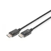 DisplayPort connection cable, DP M/M, 3.0m, w/interlock, DP 1.2, Ultra HD 4K, bl