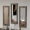 Hanah Home Set 3 ogledala Srebrna
