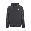 ADIDAS PERFORMANCE Športna jakna Tech Apparel Slim Track svetlo siva / črna / bela