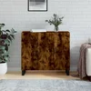 Komoda boja dimljenog hrasta 90 x 34 x 80 cm konstruirano drvo