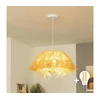 Brilagi - LED luster na sajli CERIA BOHO 1xE27/40W/230V prečnika 40 cm od rafije