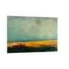 Canvas Slika na platnu Crveni automobil, 90x60cm, Sa ramom, Beli