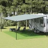vidaXL Preproga za šotor svetlo zelena 400x700 cm HDPE