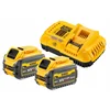 DeWalt DCB118X2 DCB547 Komplet za hitri polnilnik 54V 9.0Ah z 2 baterijama DCB118 XR