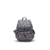 KIPLING Nahrbtnik City Pack S modra/temno modra/oranžna