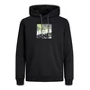 JACK & JONES Majica LOGAN, črna