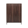 Omarica v dekorju oreha v naravni barvi 80x110 cm Celine - Storaa