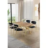 Hanah Home Trpezarijski set, 5 komada, Teget