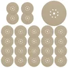 shumee BRUSNI PAPIRNI DISK ZA ŽIRAFO 225 mm P240 VELCRO DISK 9 LUKENJ 25 kosov