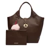 LOVE MOSCHINO Ročna torba JC4238PP0PKI0313 Temno rjava