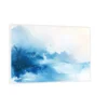 Canvas Slika na platnu Plavi pejzaž akvarel, Sa ramom, 150 x 100 cm, Beli