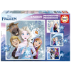 Educa - Puzzle 4v1 Frozen - ľadové kráľovstvo - 1 - 39 kosov