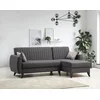 Atelier del Sofa Ugaona garnitura Alkon 223x86x130cm Tamnosiva