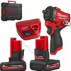 Milwaukee Aku udarni odvijač M12 FCIWF12G3-502X 4933493455, 2x5.0Ah