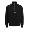 JACK & JONES Majica JJESoho črna/bela