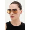 Sončna očala Chloé ženska, zlata barva, CH0348S