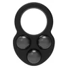 Dream Toys Ramrod Cockring Triple Weight Black