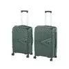 Komplet kovčkov TraveLux Endure IV na rolerjih temno zelene barve