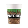 Procos Papirnati kozarčki Minecraft 200 ml, 8 kosov.