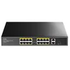 CUDY Sigurnosna kamera FS1018PS1 16-Port 10/100M PoE+ Switch, 1Gbit Uplink bela