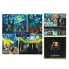 Carmani STEKLENA SKODELICA PODSTAVEK VAN GOGH KOLAŽ KAVA ČAJNI KOMPLET DOM