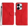 Stitch knjigasta torbica za Xiaomi Redmi 13 4G - rdeča