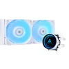 CHIEFTEC vodno hlajenje za Intel/AMD procesorje Iceberg 240mm A-RGB, bel, CLC-240-RGB-W