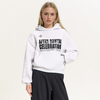 Cropp - Dukserica sa kapuljačom i printom - light grey