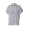 VERO MODA Bluza BUMPY, modra