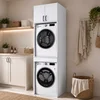 Hanah Home ormarić za veš mašinu KD116, 66,6 cm, beli