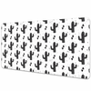 Decormat Podloga za mizo Black cacti 100x50 cm