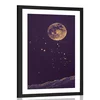 Plakat s paspartujem čaroben planet - 40x60 no frame