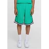 Mens Stripes Mesh Shorts - Green