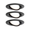 Paulmann 93080 - SET 3xLED/6W IP23 prigušiva ugradna svetla COIN 230V