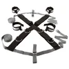 SuperLove Bondage Perfect Over the Bed Cross Restraint Set