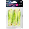 Fox Rage Slick Shad Ultra UV 9cm Lemontiger x 5