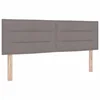 Vidaxl Vzglavje Taupe 160 cm blago
