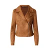 Vero Moda Jakna iz umetnega usnja Jose 10300938 Rjava Regular Fit