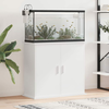 Stalak za akvarij bijeli 81 x 36 x 73 cm od konstruiranog drva