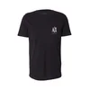 ARMANI EXCHANGE Majica črna/bela