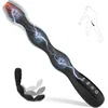 SuperLove E-Stim Anal Beads Vibrator Black