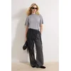 Trendyol Milla Ženska majica TWOAW20TS0096, Siva