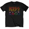 Kiss Unisex majica Logo Faces & Icons XXL