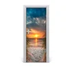 tulup.si Samolepilni tapete na vratih Sunset morje 75x205 cm