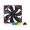 Noctua Noctua NF-A14 PWM chromax.black.swap ventilator za računalniško ohišje, 14 cm, črn, 300-1500 RPM, 24,6 dB, s štirimi vijaki