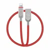 USAMS Kabel USAMS Lightning 1,9 m, izklop, rdeč