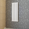 VIDAXL ploščati radiator 311x900mm, bel