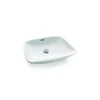 Bathco 0091 - Pultni umivalnik ANABEL 50x36 cm porcelan/bela